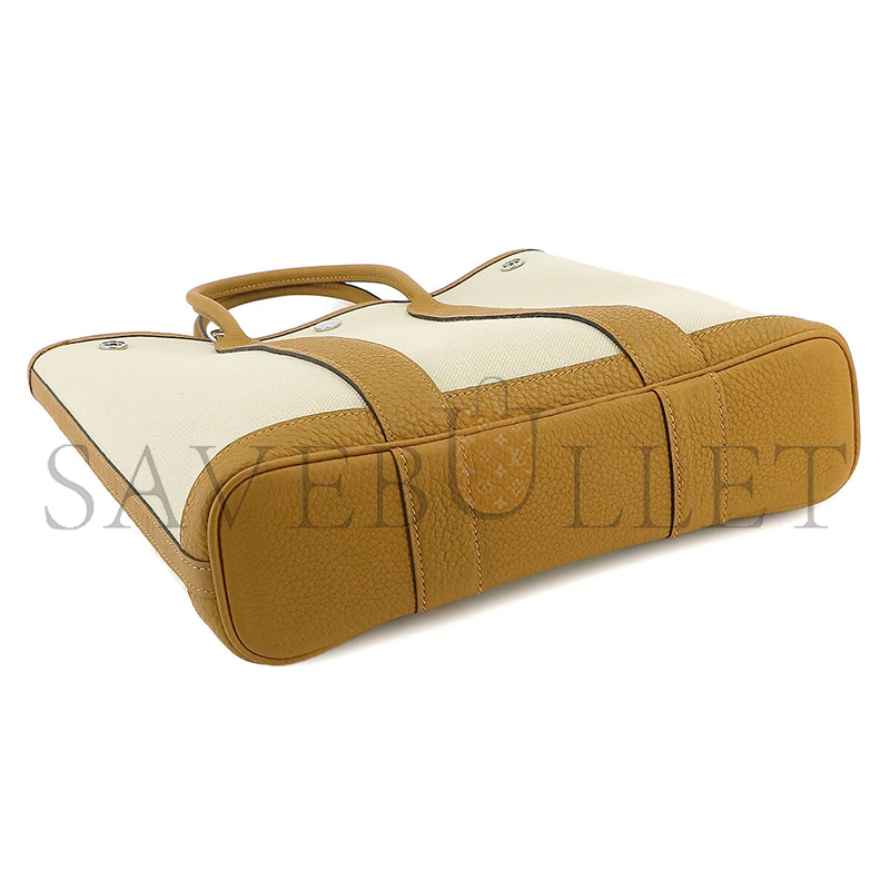HERMÈS TOILE H NEGONDA GARDEN FILE 28 ETOUPE  (28*23*12cm)